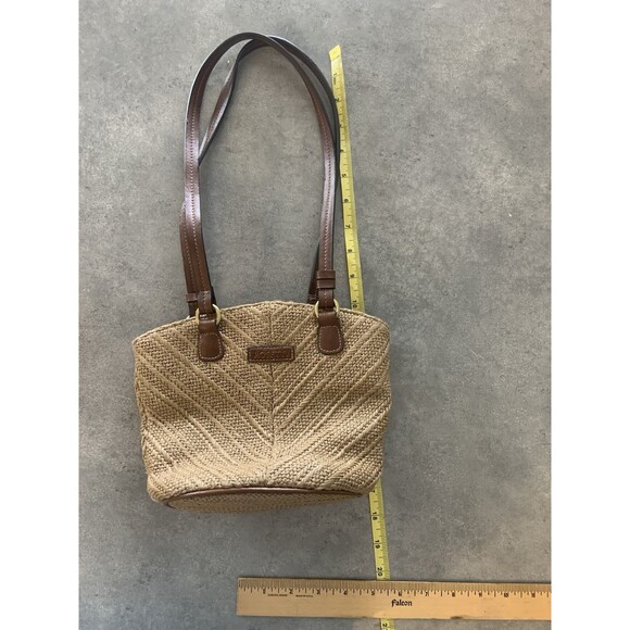 Rosetti Shoulder Handbag Soft Woven Rattan Wicker Style - Boho, Beach, Spring - Picture 1 of 7